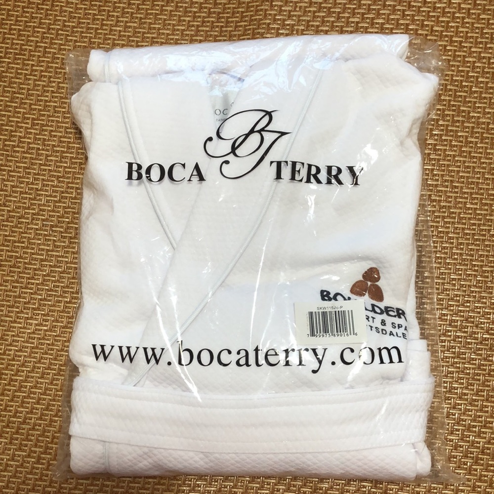 Boca Terry KNIT DIAMOND BATHROBE